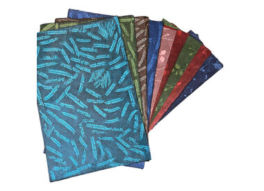 Lokta papier met solarprint