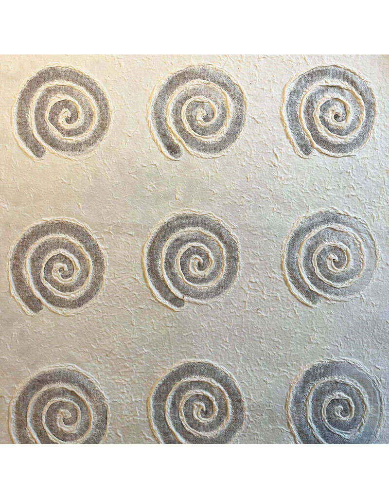 Maulbeerpapier mit großen Spiralen