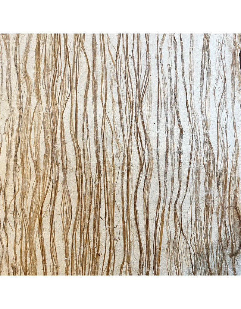 Mulberry paper with  fibres