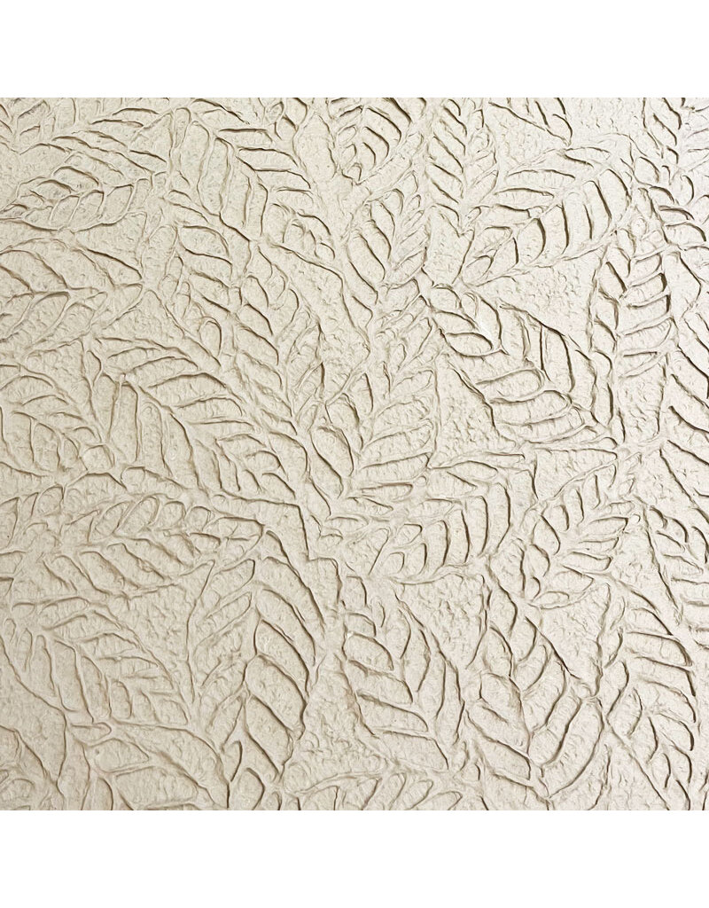 Papier mûrier avec motif de feuilles gaufrées