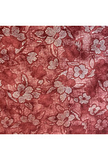 TH712 - Mulberry papier met transparant bloemenpatroon