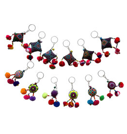 TH992 Lot de 12 porte-cles