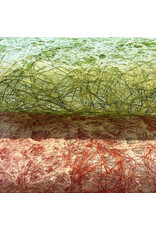 TH945 - Papier de mûrier avec fibres de pitaya colorées