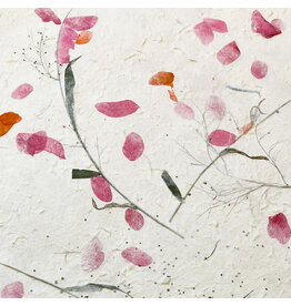 TH889 Papier de mûrier melange de fleurs