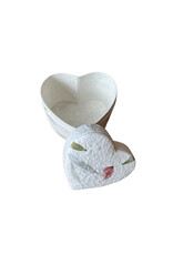 TH694 - Hartvormige urn / bewaardoos 12,5x10cm