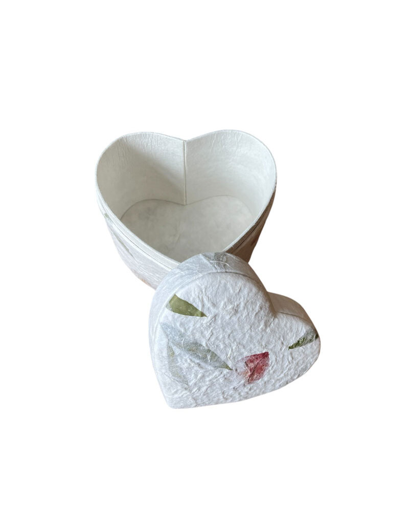 TH694 - Hartvormige urn / bewaardoos 12,5x10cm