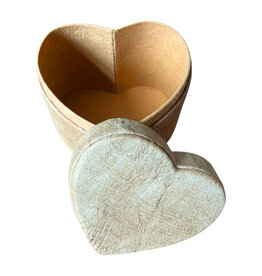TH693 - Hartvormige urn / bewaardoos 12,5x10cm