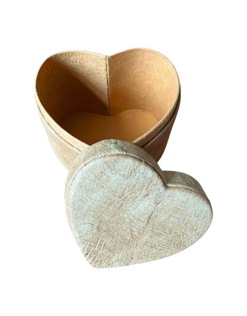 TH693 - Boîte de rangement en forme de cœur 12,5x10cm