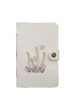 Notizbuch Gampi Papier mit Blumen