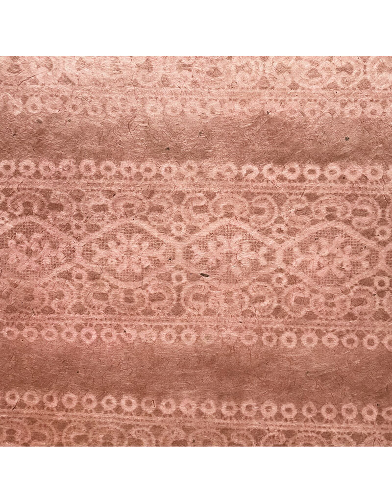 NE883 - Lokta-Papier mit Spitzen Druck Druck