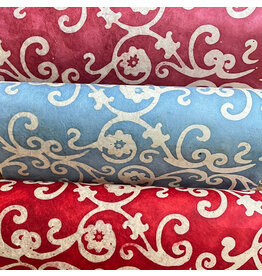 NE443 - Lokta papier met batik