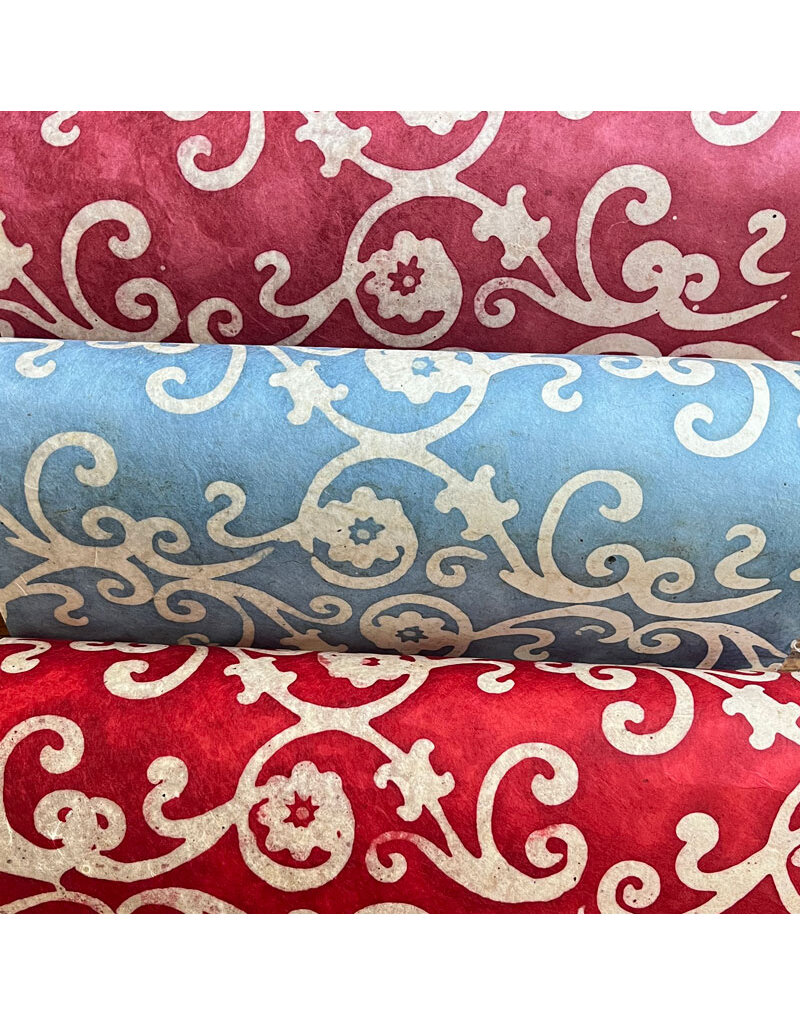 NE0443 - Lokta papier met batik