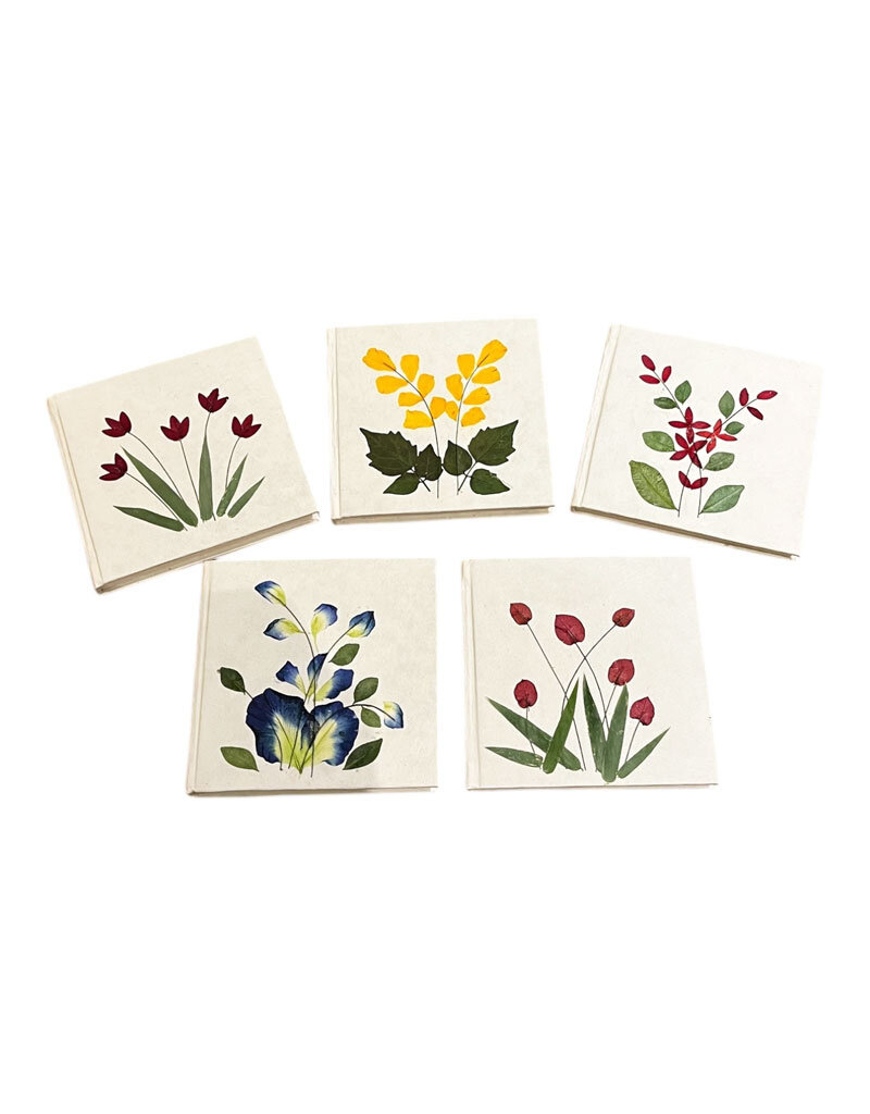 Notebook mulberry a decor de fleurs
