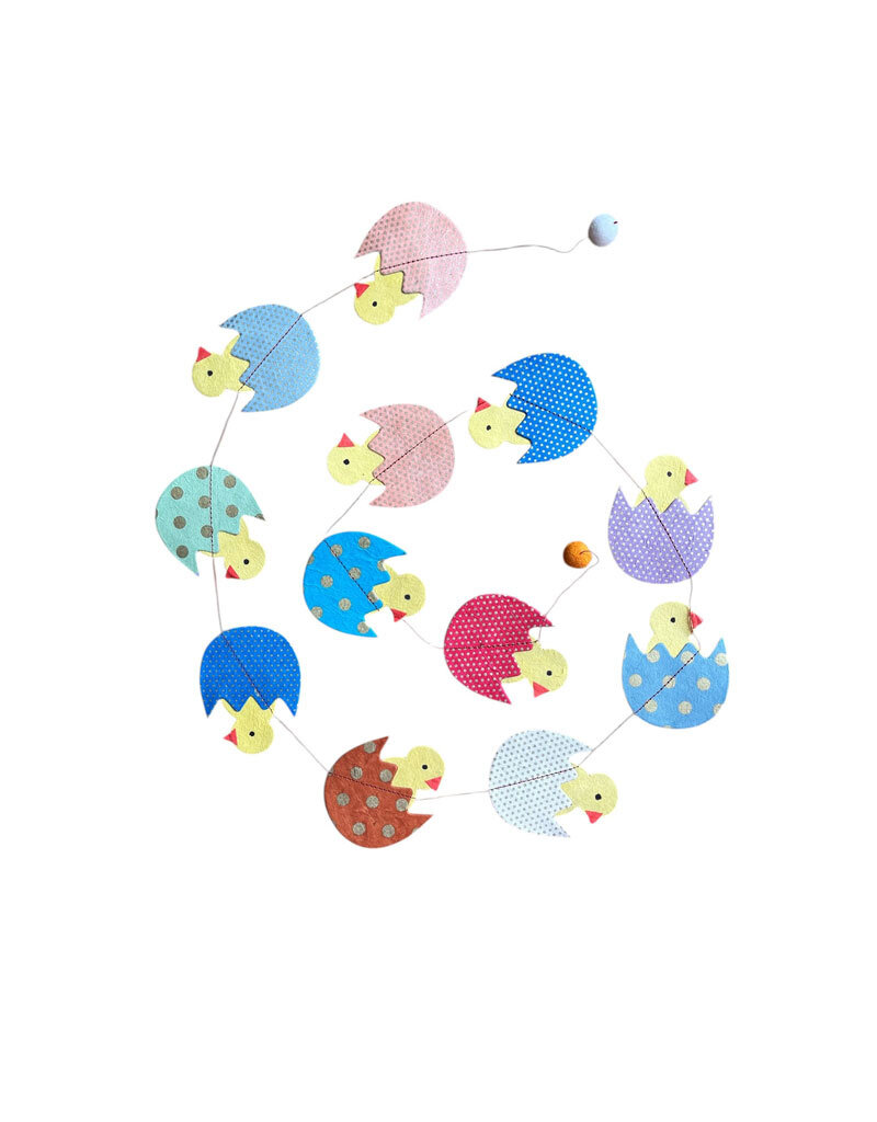 . Guirlande papier lokta