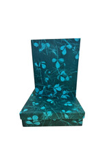 Set doos en register met bladprint
