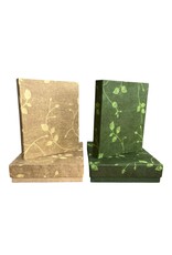 Set of box and file folder leafprint
