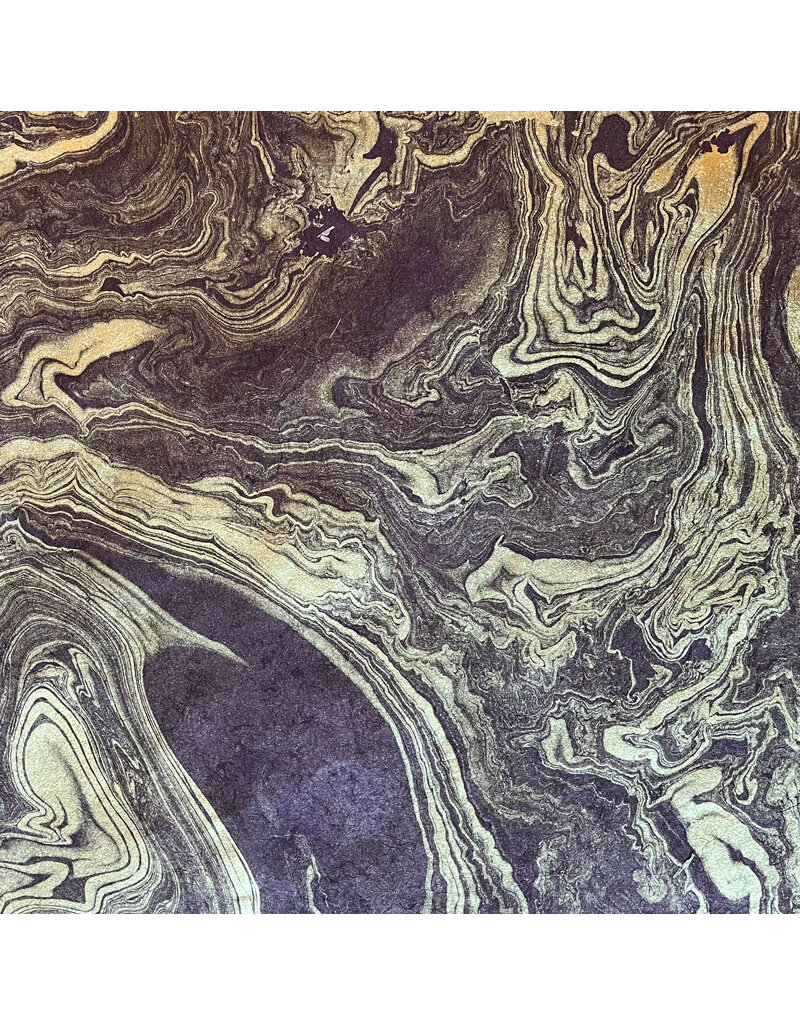NE222 - Lokta paper with marbled