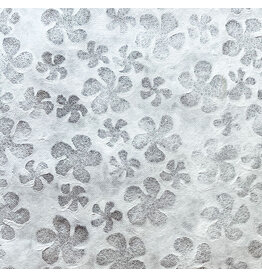 TH844 - Maulbeer-Spitzenpapier mit großen Blumen