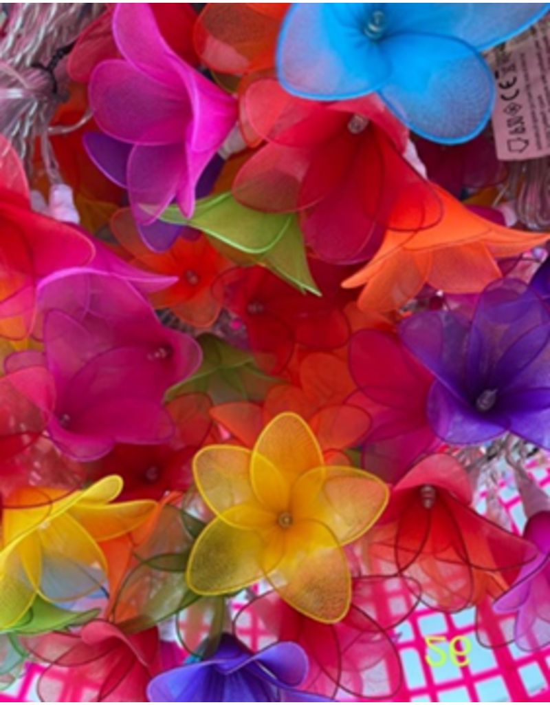 Lichtslinger met  bloemen
