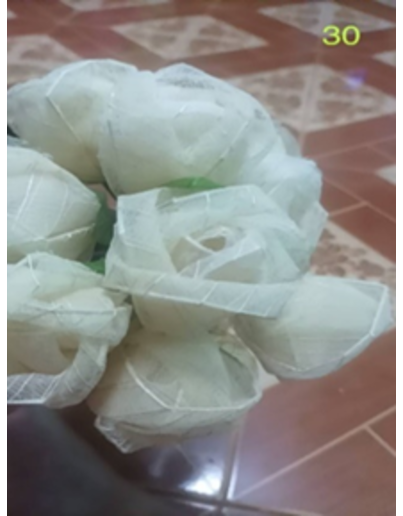Lichtslinger met  bloemen