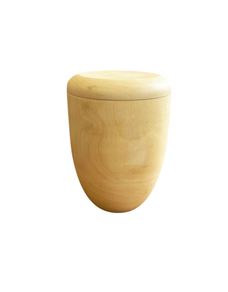 TD525 - Urne aus Mangoholz 27x20cm