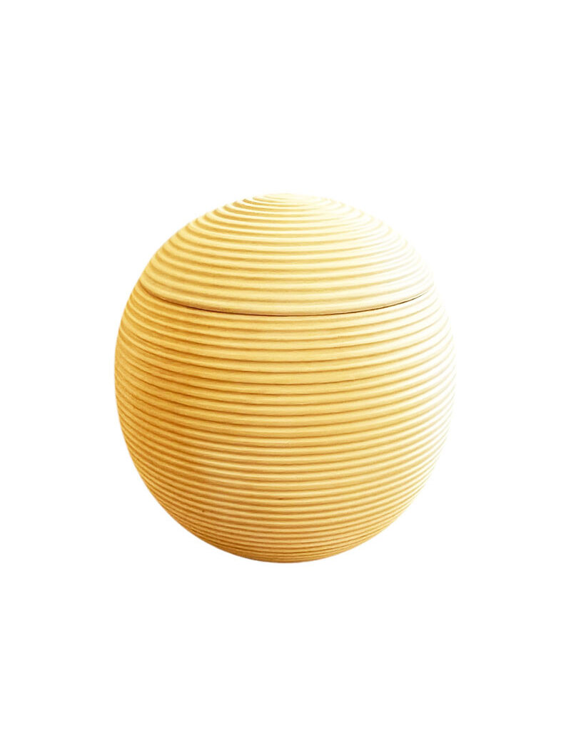 TD510 - Urne aus Mangoholz 23x23cm