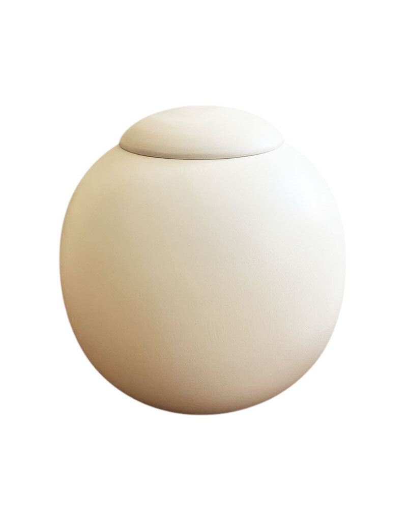 TD520 - Mango wood urn 23x23