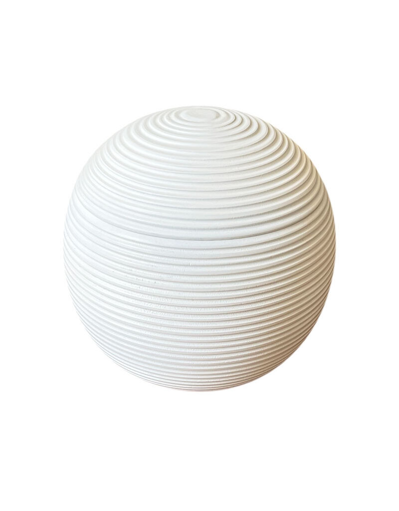 TD510 - Mango wood urn 23x23