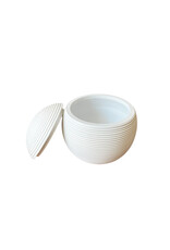 TD505 - Mango wood urn 20x20cm