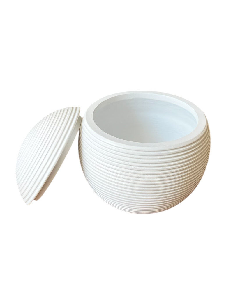 Urn van mango hout