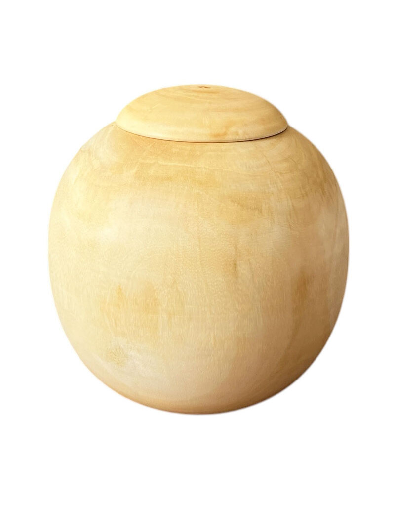 TD520 - Urne aus Mangoholz 23x23cm
