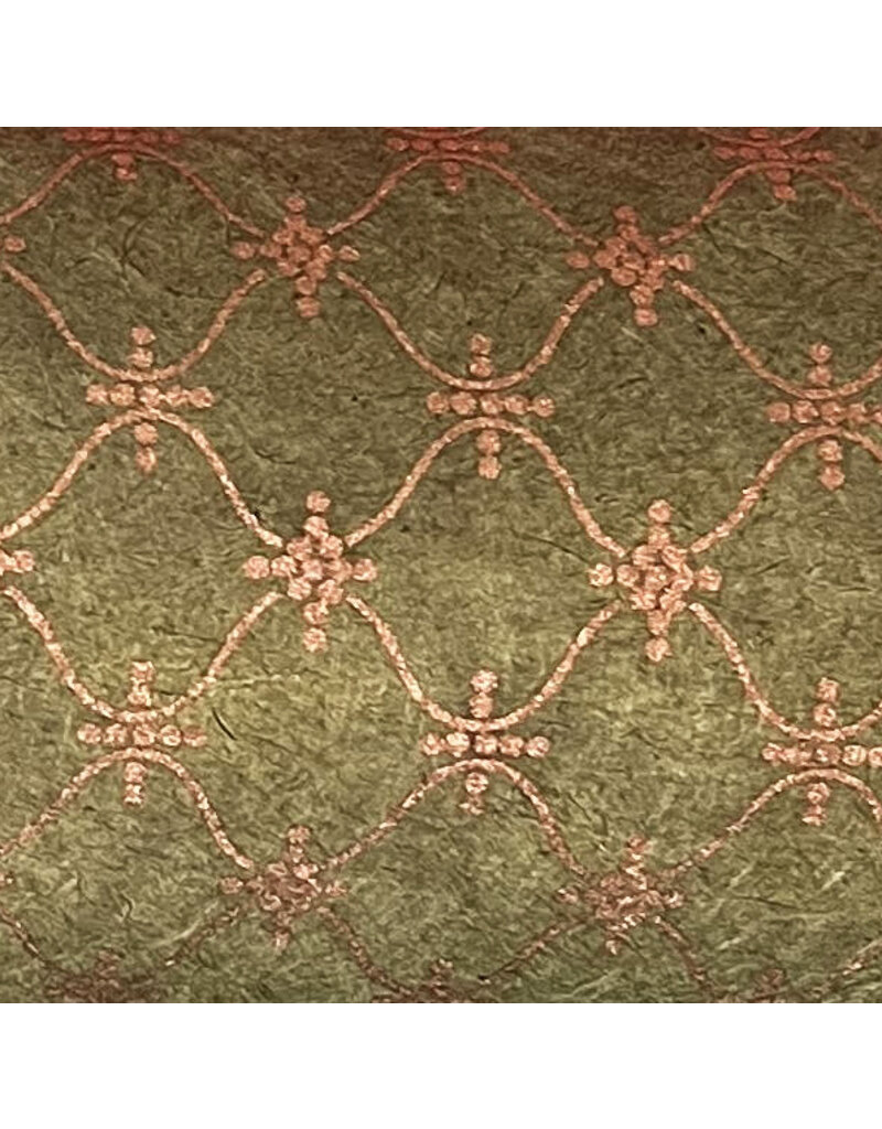 NE809 - Papier lokta avec une impression pendulaire