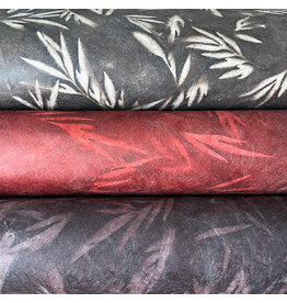 NE850 - Lokta papier met blad print