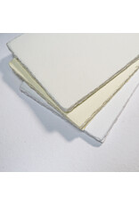 Set 25 sheets of cotton paper with deckled edge, 300 gsm