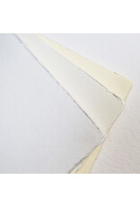 Lot de 25 feuilles de papier de coton avec deckle, 300 gr