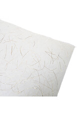 . Papier mûrier avec fibres dorées