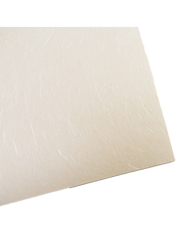 . Mulberry paper with visible fibres, smooth surface
