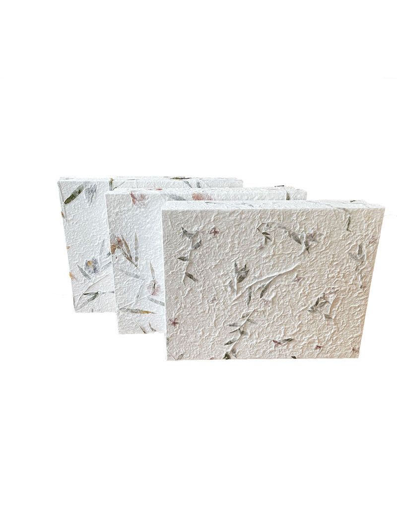 Memorybox  bloemen/bamboeblad