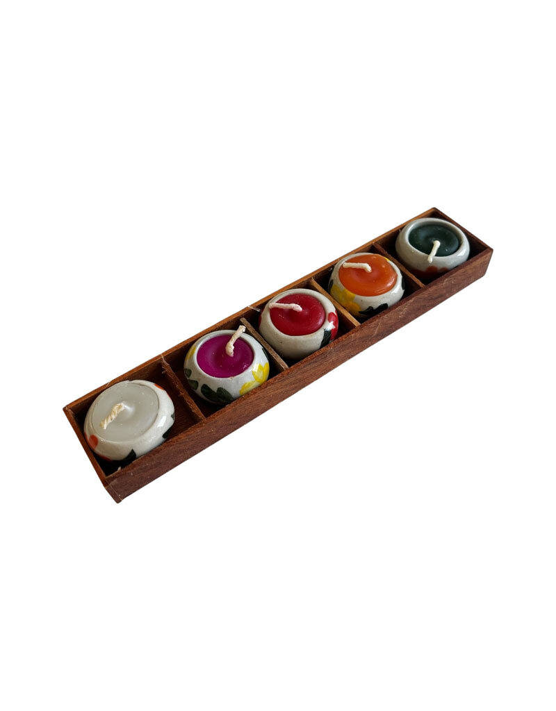 . TH090 - Set met 25 mini kaarsjes