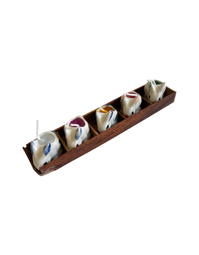 . TH090 - Set met 25 mini kaarsjes