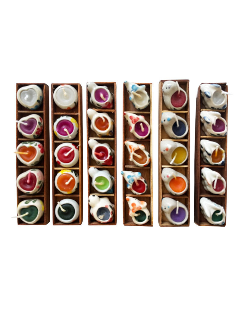 . TH090 - Set met 25 mini kaarsjes