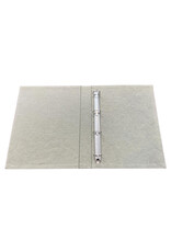 Folder with hemp fabric on the outside