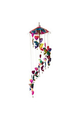 Mobile with handmade mulberrypaper-fish