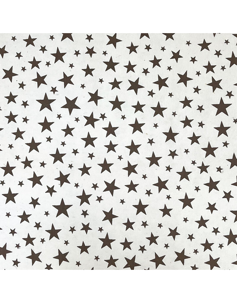 NE048 - Lokta papier met sterren