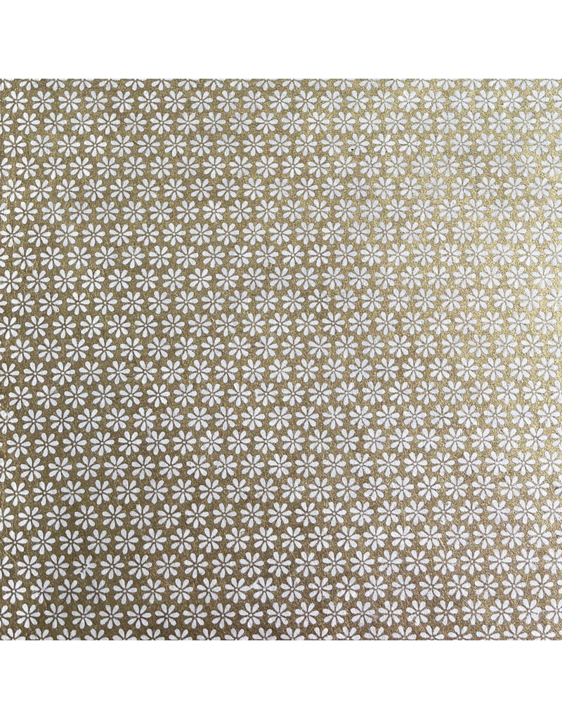 Lokta papier met goudprint