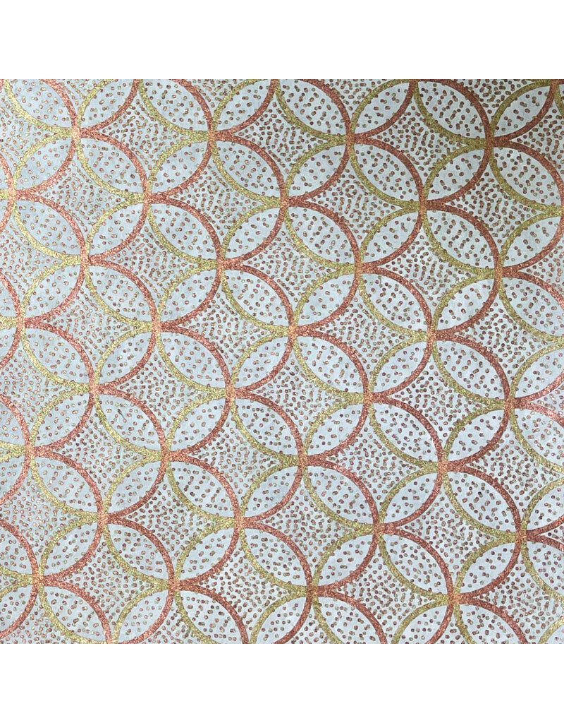 NE889 - Lokta papier met schubben print