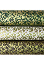 NE851 - Papier lokta avec imprimé feuilles