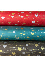 NE046 - Lokta paper with hearts print