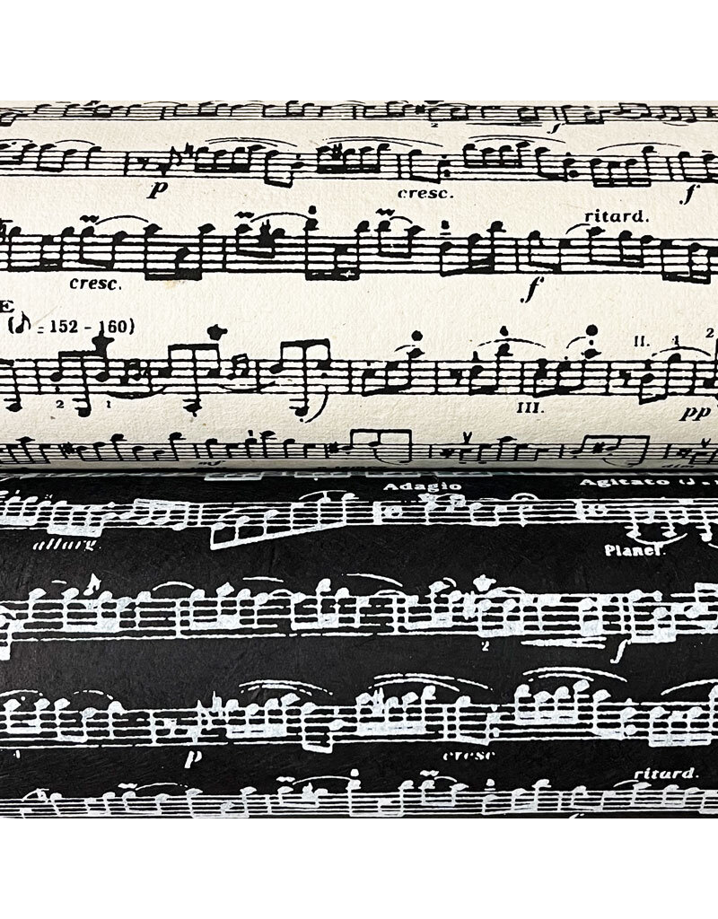 Loktapapier mit Notenbalken-Aufdruck