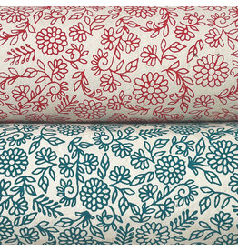 NE826 - Lokta papier met bloemenprint